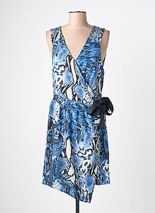 Rochie midi albastru SCHOOL RAG femeie