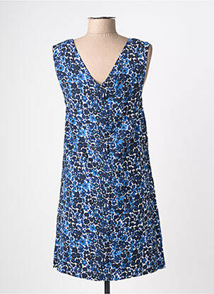 Rochie midi imprimeu floral fără mâneci albastru MOLLY BRACKEN femeie