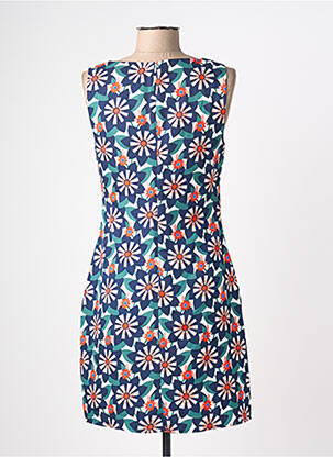 Rochie midi imprimeu floral fără mâneci albastru MOLLY BRACKEN femeie