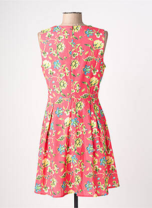 Rochie midi imprimeu floral fără mâneci roz MOLLY BRACKEN femeie