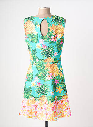 Rochie midi imprimeu floral fără mâneci verde MOLLY BRACKEN femeie