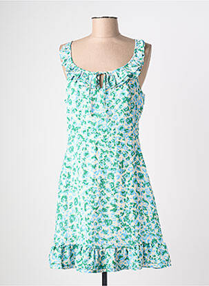 Rochie midi guler rotund bretele subțiri albastru MOLLY BRACKEN femeie