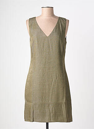 Rochie midi fără mâneci fără mâneci verde MOLLY BRACKEN femeie