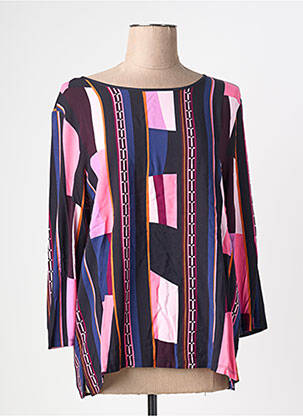 Top guler rotund mâneci lungi violet STREET ONE femeie
