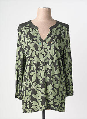 Top elasticitate mâneci lungi verde STREET ONE femeie