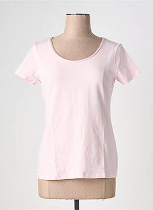 Tricou elasticitate mâneci scurte roz STREET ONE femeie