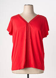 Top țesătură jersey mâneci scurte roșu STREET ONE femme