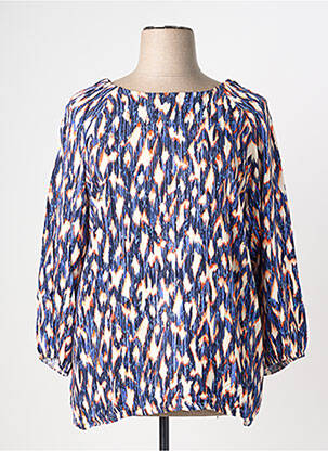 Top guler rotund mâneci lungi albastru STREET ONE femeie