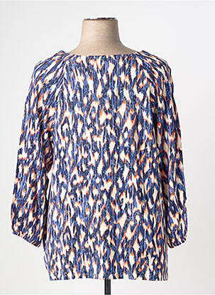 Top guler rotund mâneci lungi albastru STREET ONE femeie