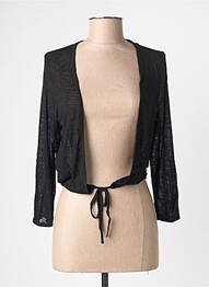 Vestă cu mâneci lungi elasticitate negru STREET ONE femme