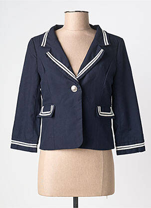 Jachete casual guler tip costum albastru MOLLY BRACKEN femeie
