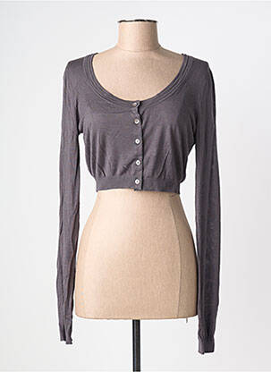 Bolero plasă fină gri MYSTIC femme