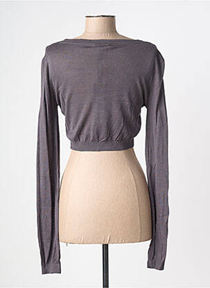 Bolero guler rotund gri MYSTIC femeie