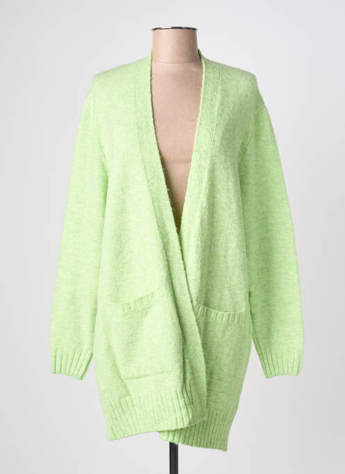 Vestă cu mâneci lungi elasticitate verde STREET ONE femme