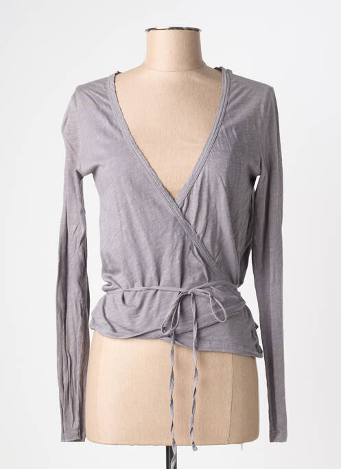 Vestă cu mâneci lungi gri SUD EXPRESS femeie