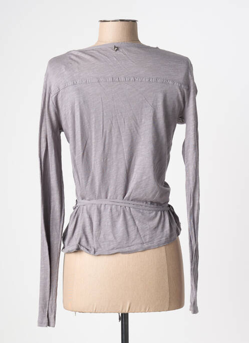 Vestă cu mâneci lungi gri SUD EXPRESS femeie