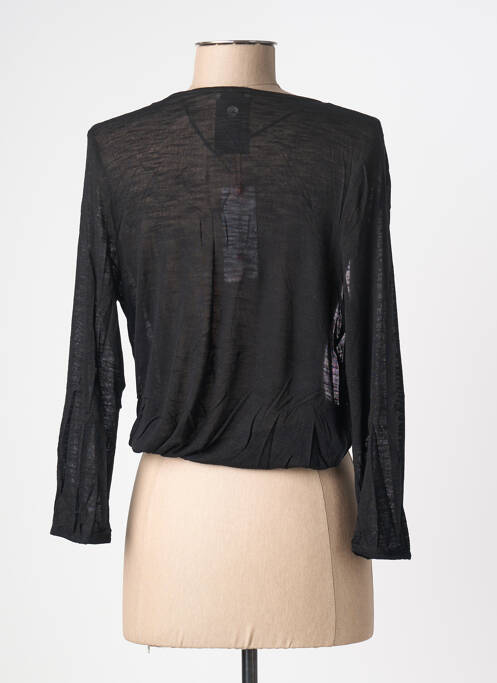 Vestă cu mâneci lungi elasticitate negru STREET ONE femme