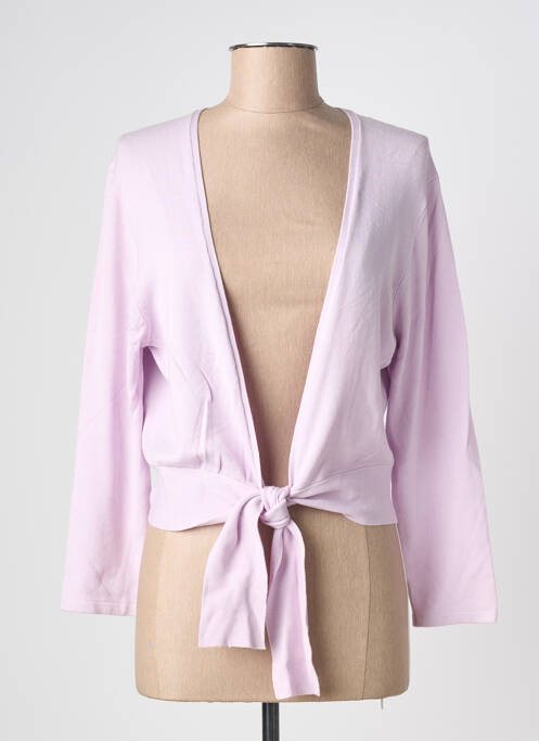 Vestă cu mâneci lungi elasticitate violet MORGAN femme