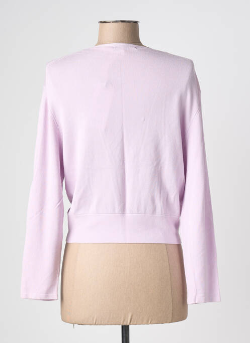 Vestă cu mâneci lungi elasticitate violet MORGAN femme