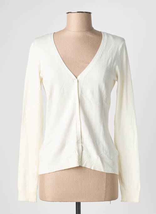 Vestă cu mâneci lungi bej FOLIA femeie