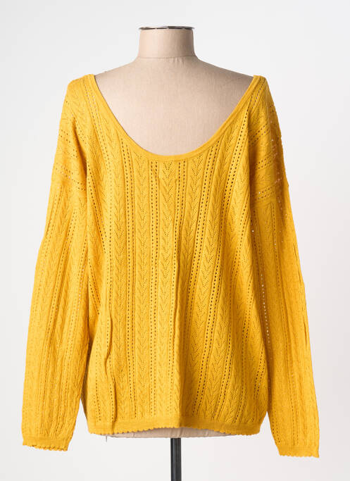 Top elasticitate mâneci lungi galben KANOPE femme