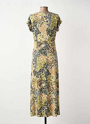 Rochie lungă mâneci scurte mâneci scurte verde GEISHA femeie