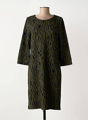 Rochie midi mâneci lungi mâneci lungi verde GEISHA femeie
