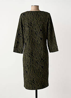 Rochie midi mâneci lungi mâneci lungi verde GEISHA femeie