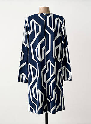 Rochie midi imprimeu fantezie mâneci lungi albastru STREET ONE femeie
