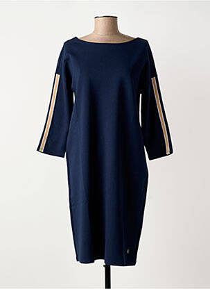 Rochie midi mâneci 3/4 mâneci 3/4 albastru STREET ONE femeie