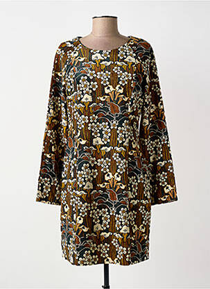 Rochie scurtă maro MOLLY BRACKEN femeie