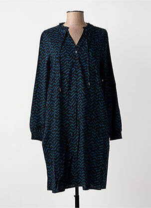 Rochie midi imprimeu fantezie mâneci lungi verde STREET ONE femme