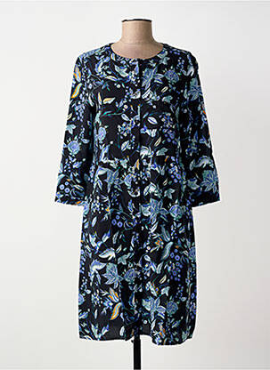 Rochie midi imprimeu floral mâneci 3/4 negru STREET ONE femeie