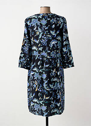 Rochie midi imprimeu floral mâneci 3/4 negru STREET ONE femeie