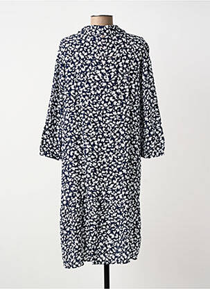 Rochie midi imprimeu floral mâneci lungi albastru STREET ONE femeie