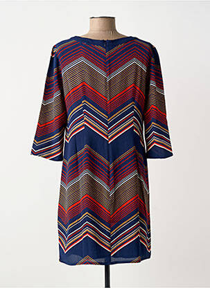 Rochie scurtă mâneci 3/4 mâneci 3/4 albastru MOLLY BRACKEN femeie