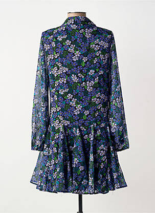 Rochie scurtă croială fluidă mâneci lungi violet MOLLY BRACKEN femeie