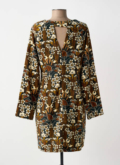 Rochie scurtă maro MOLLY BRACKEN femeie