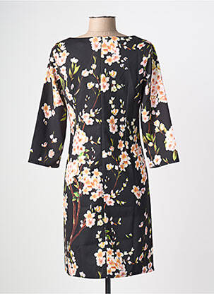 Rochie midi imprimeu floral mâneci lungi negru MOLLY BRACKEN femeie