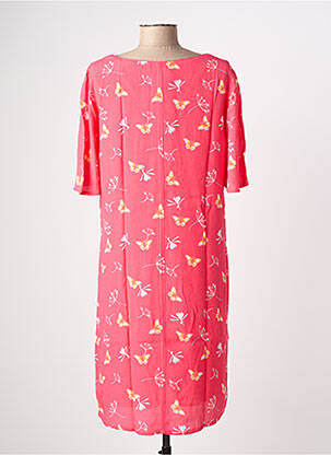Rochie midi mâneci 3/4 mâneci 3/4 roz STREET ONE femeie