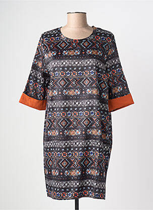 Rochie midi mâneci lungi mâneci lungi negru MOLLY BRACKEN femeie