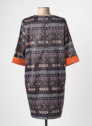 Rochie midi mâneci lungi mâneci lungi negru MOLLY BRACKEN femeie