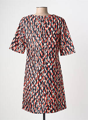 Rochie midi mâneci scurte mâneci scurte negru MOLLY BRACKEN femeie
