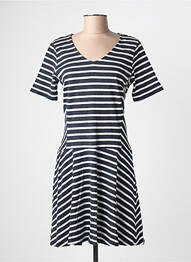Rochie midi mâneci scurte mâneci scurte albastru STREET ONE femme