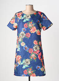 Rochie scurtă mâneci scurte mâneci scurte albastru MOLLY BRACKEN femme