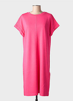 Rochie midi mâneci scurte mâneci scurte roz STREET ONE femeie