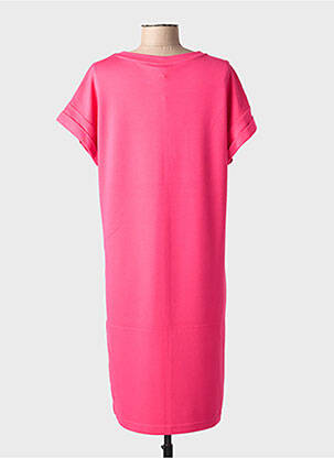 Rochie midi mâneci scurte mâneci scurte roz STREET ONE femeie