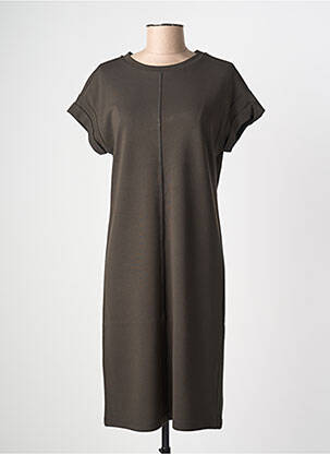 Rochie midi mâneci scurte mâneci scurte negru STREET ONE femeie