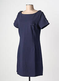 Rochie midi mâneci scurte mâneci scurte albastru MOLLY BRACKEN femme