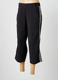 Pantalon trei sferturi croială dreaptă mărime normală negru VOODOO femme